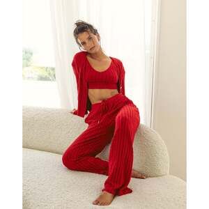 Beach Bunny Swimwear Mai Wide Leg Pant - Red Size XSRed / XS